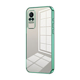 Transparent Plating Fine Hole Phone Case, For Xiaomi Civi / Civi 1S, For Xiaomi Poco M4 Pro, For Xiaomi Poco X4 Pro 5G, For Xiaomi 12 / 12X, For Xiaomi 11T / 11T Pro, For Xiaomi Mix 4
