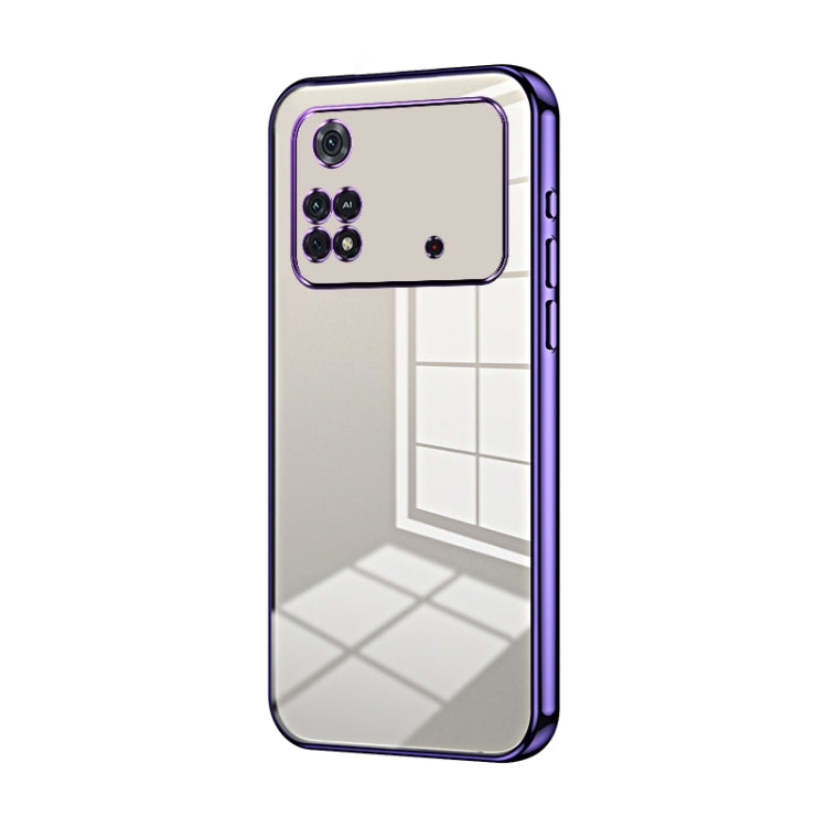 Transparent Plating Fine Hole Phone Case, For Xiaomi Civi / Civi 1S, For Xiaomi Poco M4 Pro, For Xiaomi Poco X4 Pro 5G, For Xiaomi 12 / 12X, For Xiaomi 11T / 11T Pro, For Xiaomi Mix 4
