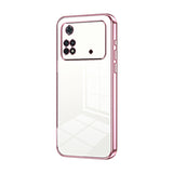 Transparent Plating Fine Hole Phone Case, For Xiaomi Civi / Civi 1S, For Xiaomi Poco M4 Pro, For Xiaomi Poco X4 Pro 5G, For Xiaomi 12 / 12X, For Xiaomi 11T / 11T Pro, For Xiaomi Mix 4