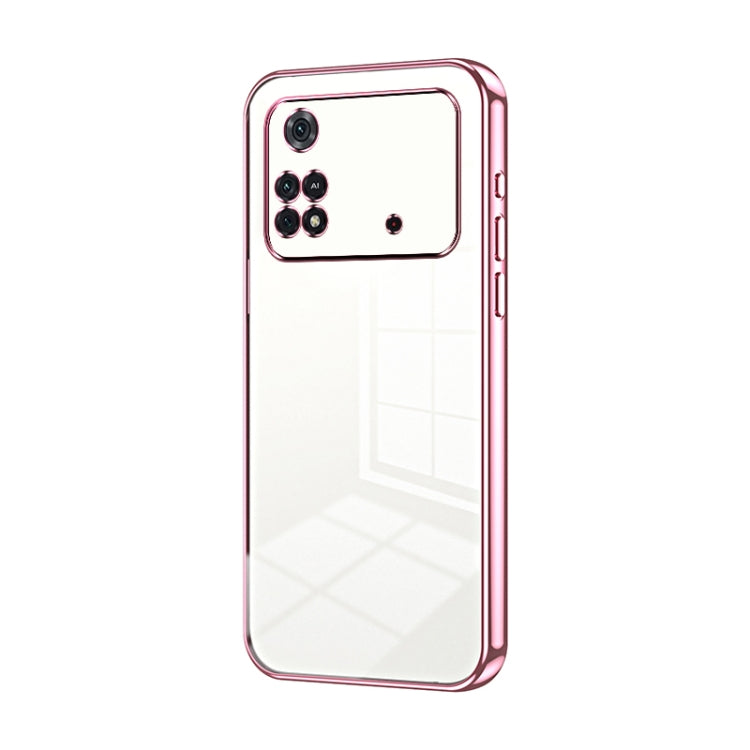 Transparent Plating Fine Hole Phone Case, For Xiaomi Civi / Civi 1S, For Xiaomi Poco M4 Pro, For Xiaomi Poco X4 Pro 5G, For Xiaomi 12 / 12X, For Xiaomi 11T / 11T Pro, For Xiaomi Mix 4