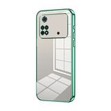 Transparent Plating Fine Hole Phone Case, For Xiaomi Civi / Civi 1S, For Xiaomi Poco M4 Pro, For Xiaomi Poco X4 Pro 5G, For Xiaomi 12 / 12X, For Xiaomi 11T / 11T Pro, For Xiaomi Mix 4
