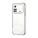 Transparent Plating Fine Hole Phone Case, For Xiaomi Civi / Civi 1S, For Xiaomi Poco M4 Pro, For Xiaomi Poco X4 Pro 5G, For Xiaomi 12 / 12X, For Xiaomi 11T / 11T Pro, For Xiaomi Mix 4