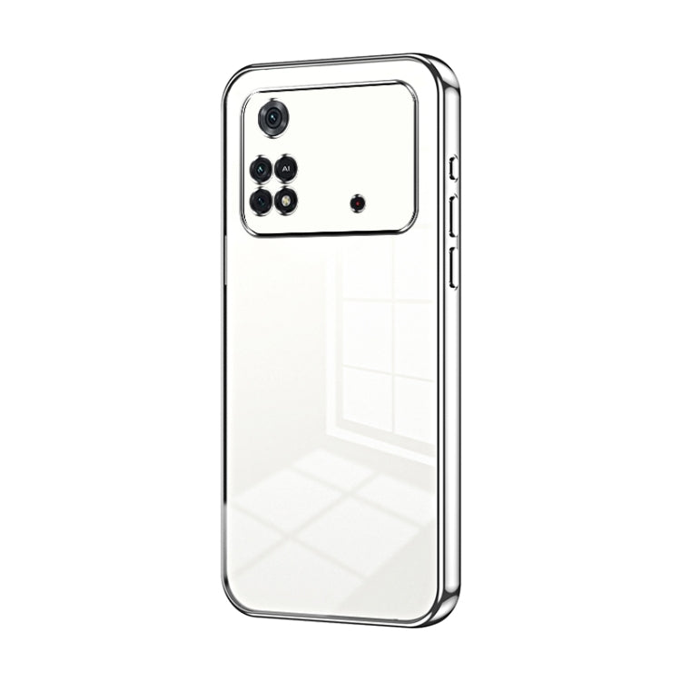 Transparent Plating Fine Hole Phone Case, For Xiaomi Civi / Civi 1S, For Xiaomi Poco M4 Pro, For Xiaomi Poco X4 Pro 5G, For Xiaomi 12 / 12X, For Xiaomi 11T / 11T Pro, For Xiaomi Mix 4