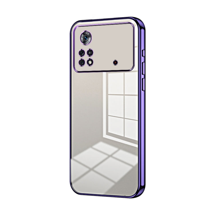 Transparent Plating Fine Hole Phone Case, For Xiaomi Civi / Civi 1S, For Xiaomi Poco M4 Pro, For Xiaomi Poco X4 Pro 5G, For Xiaomi 12 / 12X, For Xiaomi 11T / 11T Pro, For Xiaomi Mix 4