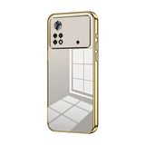 Transparent Plating Fine Hole Phone Case, For Xiaomi Civi / Civi 1S, For Xiaomi Poco M4 Pro, For Xiaomi Poco X4 Pro 5G, For Xiaomi 12 / 12X, For Xiaomi 11T / 11T Pro, For Xiaomi Mix 4