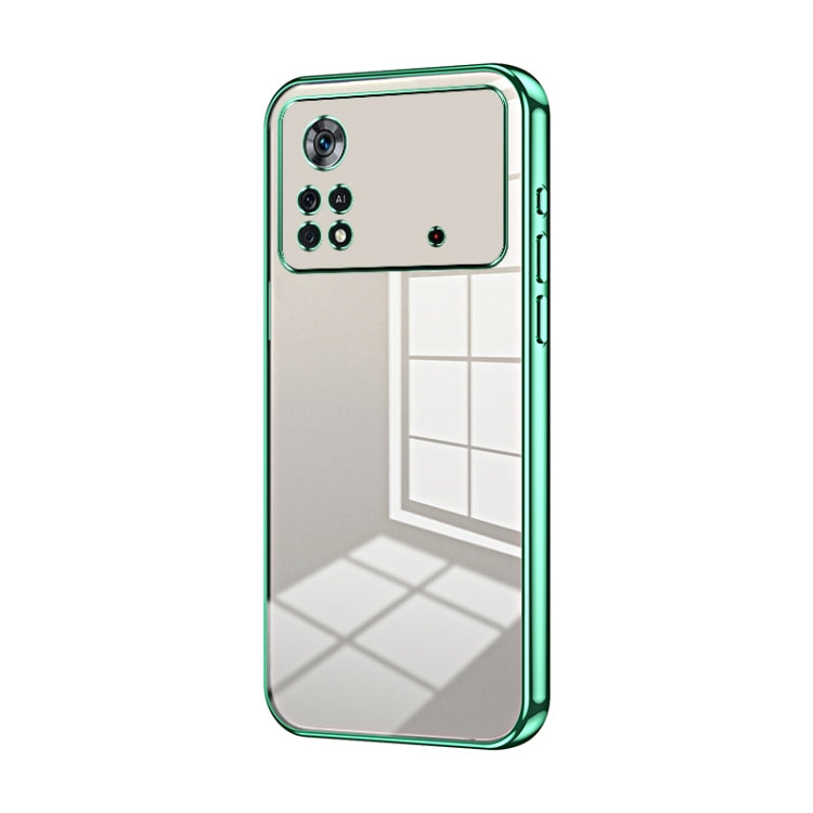Transparent Plating Fine Hole Phone Case, For Xiaomi Civi / Civi 1S, For Xiaomi Poco M4 Pro, For Xiaomi Poco X4 Pro 5G, For Xiaomi 12 / 12X, For Xiaomi 11T / 11T Pro, For Xiaomi Mix 4