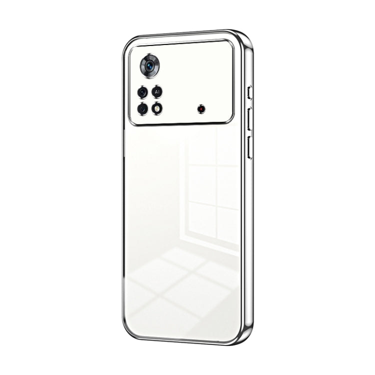 Transparent Plating Fine Hole Phone Case, For Xiaomi Civi / Civi 1S, For Xiaomi Poco M4 Pro, For Xiaomi Poco X4 Pro 5G, For Xiaomi 12 / 12X, For Xiaomi 11T / 11T Pro, For Xiaomi Mix 4