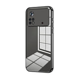 Transparent Plating Fine Hole Phone Case, For Xiaomi Civi / Civi 1S, For Xiaomi Poco M4 Pro, For Xiaomi Poco X4 Pro 5G, For Xiaomi 12 / 12X, For Xiaomi 11T / 11T Pro, For Xiaomi Mix 4