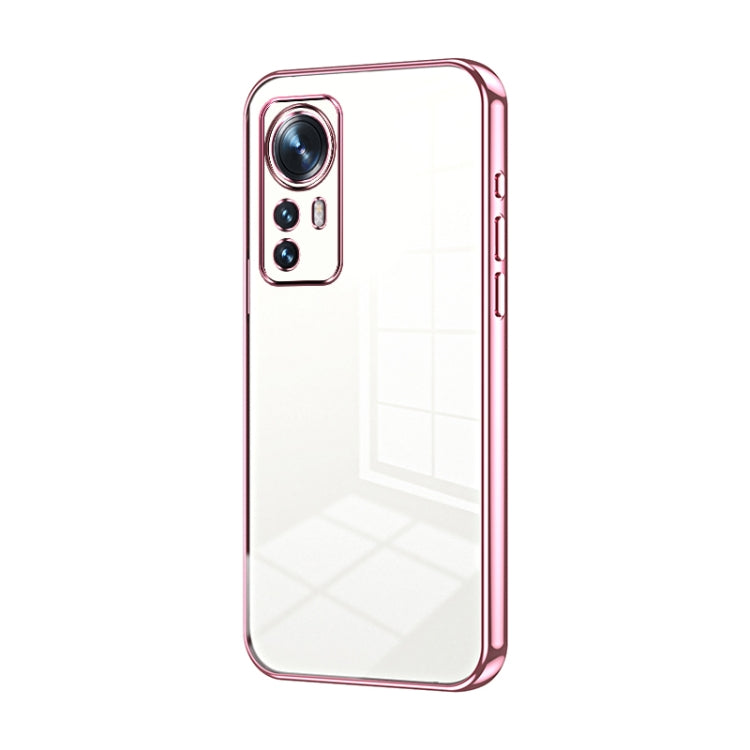 Transparent Plating Fine Hole Phone Case, For Xiaomi Civi / Civi 1S, For Xiaomi Poco M4 Pro, For Xiaomi Poco X4 Pro 5G, For Xiaomi 12 / 12X, For Xiaomi 11T / 11T Pro, For Xiaomi Mix 4