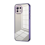 Transparent Plating Fine Hole Phone Case, For Xiaomi Mi 10S, For Xiaomi Mi 11 Lite 4G / 5G, For Xiaomi Mi 11 Ultra, For Xiaomi Mi 11 Pro, For Xiaomi Mi 11, For Xiaomi Mi 10 Lite 5G