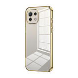 Transparent Plating Fine Hole Phone Case, For Xiaomi Mi 10S, For Xiaomi Mi 11 Lite 4G / 5G, For Xiaomi Mi 11 Ultra, For Xiaomi Mi 11 Pro, For Xiaomi Mi 11, For Xiaomi Mi 10 Lite 5G