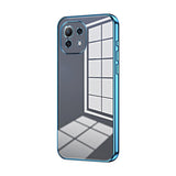 Transparent Plating Fine Hole Phone Case, For Xiaomi Mi 10S, For Xiaomi Mi 11 Lite 4G / 5G, For Xiaomi Mi 11 Ultra, For Xiaomi Mi 11 Pro, For Xiaomi Mi 11, For Xiaomi Mi 10 Lite 5G