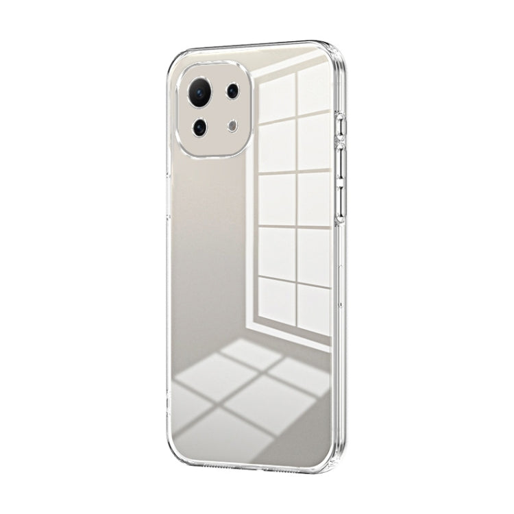 Transparent Plating Fine Hole Phone Case, For Xiaomi Mi 10S, For Xiaomi Mi 11 Lite 4G / 5G, For Xiaomi Mi 11 Ultra, For Xiaomi Mi 11 Pro, For Xiaomi Mi 11, For Xiaomi Mi 10 Lite 5G