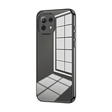 Transparent Plating Fine Hole Phone Case, For Xiaomi Mi 10S, For Xiaomi Mi 11 Lite 4G / 5G, For Xiaomi Mi 11 Ultra, For Xiaomi Mi 11 Pro, For Xiaomi Mi 11, For Xiaomi Mi 10 Lite 5G