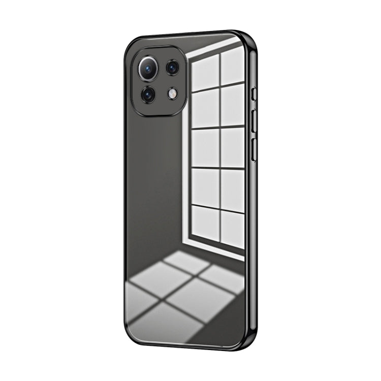 Transparent Plating Fine Hole Phone Case, For Xiaomi Mi 10S, For Xiaomi Mi 11 Lite 4G / 5G, For Xiaomi Mi 11 Ultra, For Xiaomi Mi 11 Pro, For Xiaomi Mi 11, For Xiaomi Mi 10 Lite 5G