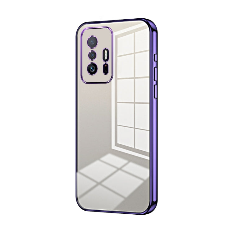 Transparent Plating Fine Hole Phone Case, For Xiaomi Civi / Civi 1S, For Xiaomi Poco M4 Pro, For Xiaomi Poco X4 Pro 5G, For Xiaomi 12 / 12X, For Xiaomi 11T / 11T Pro, For Xiaomi Mix 4