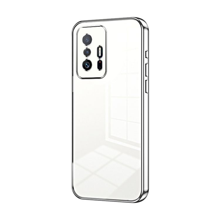 Transparent Plating Fine Hole Phone Case, For Xiaomi Civi / Civi 1S, For Xiaomi Poco M4 Pro, For Xiaomi Poco X4 Pro 5G, For Xiaomi 12 / 12X, For Xiaomi 11T / 11T Pro, For Xiaomi Mix 4