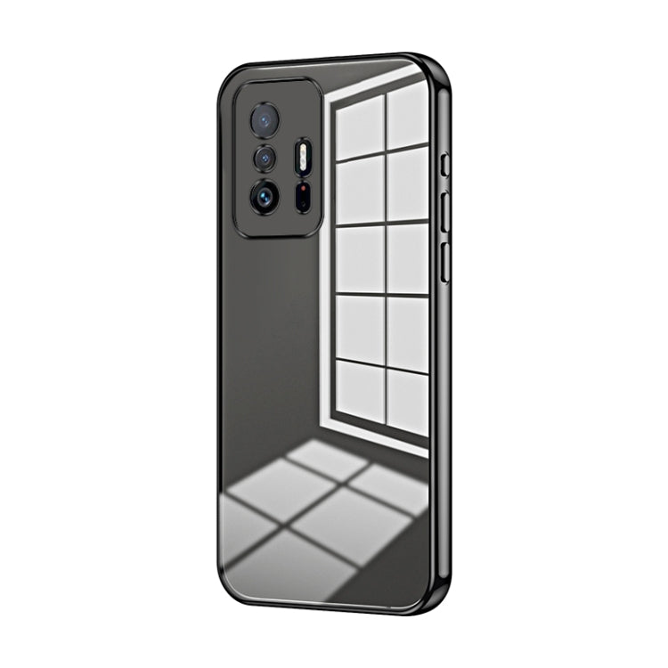 Transparent Plating Fine Hole Phone Case, For Xiaomi Civi / Civi 1S, For Xiaomi Poco M4 Pro, For Xiaomi Poco X4 Pro 5G, For Xiaomi 12 / 12X, For Xiaomi 11T / 11T Pro, For Xiaomi Mix 4