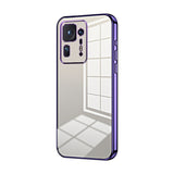 Transparent Plating Fine Hole Phone Case, For Xiaomi Civi / Civi 1S, For Xiaomi Poco M4 Pro, For Xiaomi Poco X4 Pro 5G, For Xiaomi 12 / 12X, For Xiaomi 11T / 11T Pro, For Xiaomi Mix 4