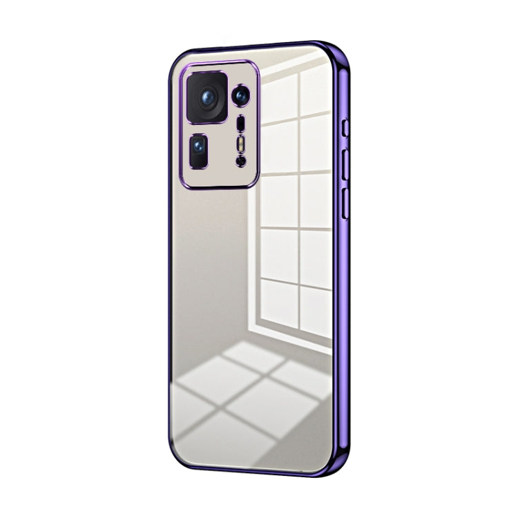 Transparent Plating Fine Hole Phone Case, For Xiaomi Civi / Civi 1S, For Xiaomi Poco M4 Pro, For Xiaomi Poco X4 Pro 5G, For Xiaomi 12 / 12X, For Xiaomi 11T / 11T Pro, For Xiaomi Mix 4