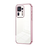 Transparent Plating Fine Hole Phone Case, For Xiaomi Civi / Civi 1S, For Xiaomi Poco M4 Pro, For Xiaomi Poco X4 Pro 5G, For Xiaomi 12 / 12X, For Xiaomi 11T / 11T Pro, For Xiaomi Mix 4