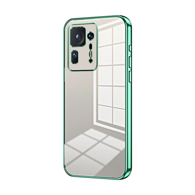 Transparent Plating Fine Hole Phone Case, For Xiaomi Civi / Civi 1S, For Xiaomi Poco M4 Pro, For Xiaomi Poco X4 Pro 5G, For Xiaomi 12 / 12X, For Xiaomi 11T / 11T Pro, For Xiaomi Mix 4