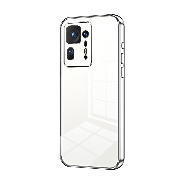 Transparent Plating Fine Hole Phone Case, For Xiaomi Civi / Civi 1S, For Xiaomi Poco M4 Pro, For Xiaomi Poco X4 Pro 5G, For Xiaomi 12 / 12X, For Xiaomi 11T / 11T Pro, For Xiaomi Mix 4