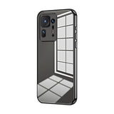 Transparent Plating Fine Hole Phone Case, For Xiaomi Civi / Civi 1S, For Xiaomi Poco M4 Pro, For Xiaomi Poco X4 Pro 5G, For Xiaomi 12 / 12X, For Xiaomi 11T / 11T Pro, For Xiaomi Mix 4