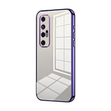 Transparent Plating Fine Hole Phone Case, For Xiaomi Mi 10S, For Xiaomi Mi 11 Lite 4G / 5G, For Xiaomi Mi 11 Ultra, For Xiaomi Mi 11 Pro, For Xiaomi Mi 11, For Xiaomi Mi 10 Lite 5G