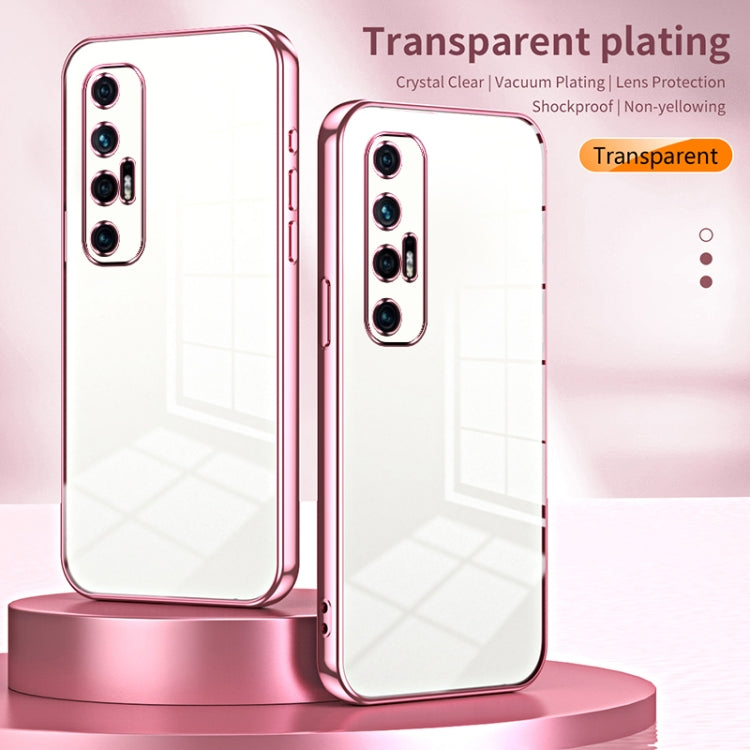 Transparent Plating Fine Hole Phone Case, For Xiaomi Mi 10S, For Xiaomi Mi 11 Lite 4G / 5G, For Xiaomi Mi 11 Ultra, For Xiaomi Mi 11 Pro, For Xiaomi Mi 11, For Xiaomi Mi 10 Lite 5G