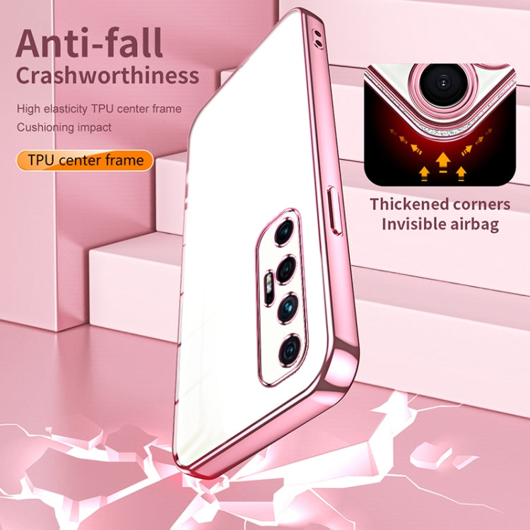 Transparent Plating Fine Hole Phone Case, For Xiaomi Mi 10S, For Xiaomi Mi 11 Lite 4G / 5G, For Xiaomi Mi 11 Ultra, For Xiaomi Mi 11 Pro, For Xiaomi Mi 11, For Xiaomi Mi 10 Lite 5G