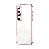 Transparent Plating Fine Hole Phone Case, For Xiaomi Mi 10S, For Xiaomi Mi 11 Lite 4G / 5G, For Xiaomi Mi 11 Ultra, For Xiaomi Mi 11 Pro, For Xiaomi Mi 11, For Xiaomi Mi 10 Lite 5G
