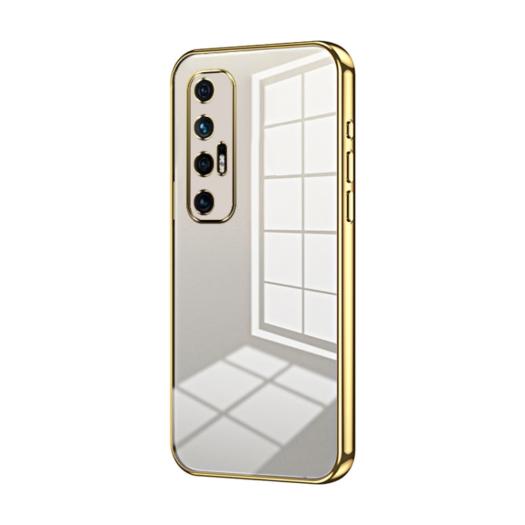 Transparent Plating Fine Hole Phone Case, For Xiaomi Mi 10S, For Xiaomi Mi 11 Lite 4G / 5G, For Xiaomi Mi 11 Ultra, For Xiaomi Mi 11 Pro, For Xiaomi Mi 11, For Xiaomi Mi 10 Lite 5G