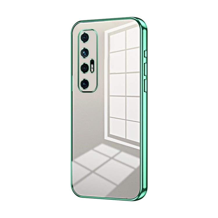 Transparent Plating Fine Hole Phone Case, For Xiaomi Mi 10S, For Xiaomi Mi 11 Lite 4G / 5G, For Xiaomi Mi 11 Ultra, For Xiaomi Mi 11 Pro, For Xiaomi Mi 11, For Xiaomi Mi 10 Lite 5G