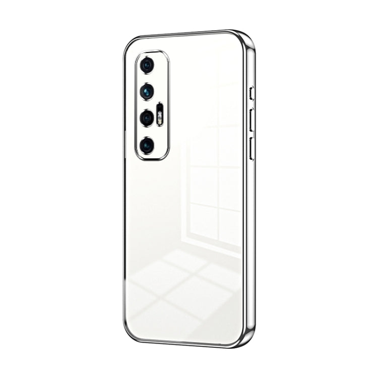 Transparent Plating Fine Hole Phone Case, For Xiaomi Mi 10S, For Xiaomi Mi 11 Lite 4G / 5G, For Xiaomi Mi 11 Ultra, For Xiaomi Mi 11 Pro, For Xiaomi Mi 11, For Xiaomi Mi 10 Lite 5G