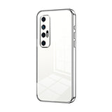 Transparent Plating Fine Hole Phone Case, For Xiaomi Mi 10S, For Xiaomi Mi 11 Lite 4G / 5G, For Xiaomi Mi 11 Ultra, For Xiaomi Mi 11 Pro, For Xiaomi Mi 11, For Xiaomi Mi 10 Lite 5G