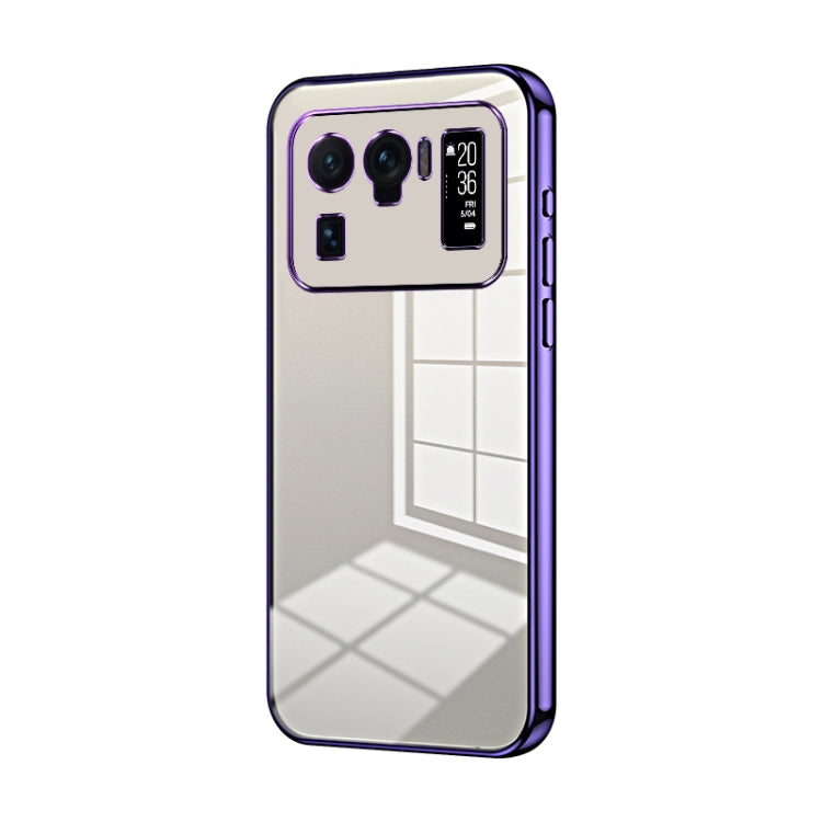 Transparent Plating Fine Hole Phone Case, For Xiaomi Mi 10S, For Xiaomi Mi 11 Lite 4G / 5G, For Xiaomi Mi 11 Ultra, For Xiaomi Mi 11 Pro, For Xiaomi Mi 11, For Xiaomi Mi 10 Lite 5G
