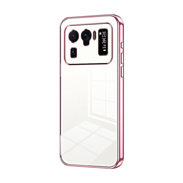 Transparent Plating Fine Hole Phone Case, For Xiaomi Mi 10S, For Xiaomi Mi 11 Lite 4G / 5G, For Xiaomi Mi 11 Ultra, For Xiaomi Mi 11 Pro, For Xiaomi Mi 11, For Xiaomi Mi 10 Lite 5G