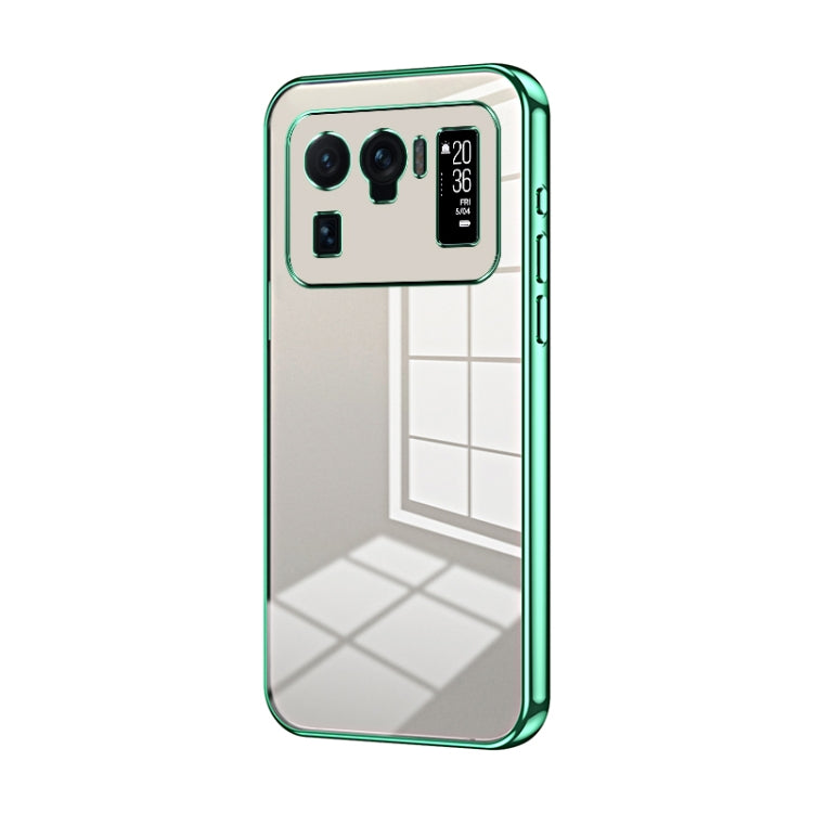 Transparent Plating Fine Hole Phone Case, For Xiaomi Mi 10S, For Xiaomi Mi 11 Lite 4G / 5G, For Xiaomi Mi 11 Ultra, For Xiaomi Mi 11 Pro, For Xiaomi Mi 11, For Xiaomi Mi 10 Lite 5G
