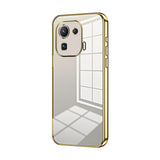 Transparent Plating Fine Hole Phone Case, For Xiaomi Mi 10S, For Xiaomi Mi 11 Lite 4G / 5G, For Xiaomi Mi 11 Ultra, For Xiaomi Mi 11 Pro, For Xiaomi Mi 11, For Xiaomi Mi 10 Lite 5G