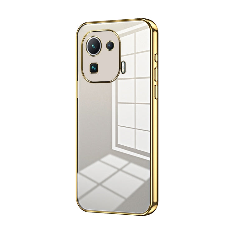 Transparent Plating Fine Hole Phone Case, For Xiaomi Mi 10S, For Xiaomi Mi 11 Lite 4G / 5G, For Xiaomi Mi 11 Ultra, For Xiaomi Mi 11 Pro, For Xiaomi Mi 11, For Xiaomi Mi 10 Lite 5G