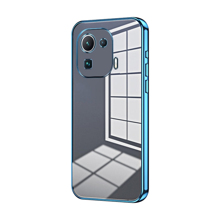 Transparent Plating Fine Hole Phone Case, For Xiaomi Mi 10S, For Xiaomi Mi 11 Lite 4G / 5G, For Xiaomi Mi 11 Ultra, For Xiaomi Mi 11 Pro, For Xiaomi Mi 11, For Xiaomi Mi 10 Lite 5G