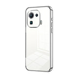 Transparent Plating Fine Hole Phone Case, For Xiaomi Mi 10S, For Xiaomi Mi 11 Lite 4G / 5G, For Xiaomi Mi 11 Ultra, For Xiaomi Mi 11 Pro, For Xiaomi Mi 11, For Xiaomi Mi 10 Lite 5G