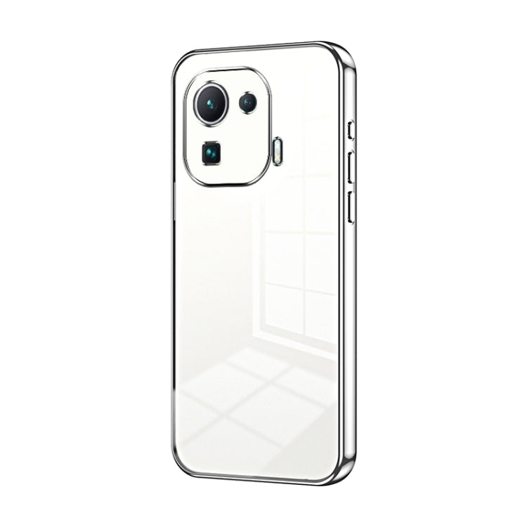 Transparent Plating Fine Hole Phone Case, For Xiaomi Mi 10S, For Xiaomi Mi 11 Lite 4G / 5G, For Xiaomi Mi 11 Ultra, For Xiaomi Mi 11 Pro, For Xiaomi Mi 11, For Xiaomi Mi 10 Lite 5G