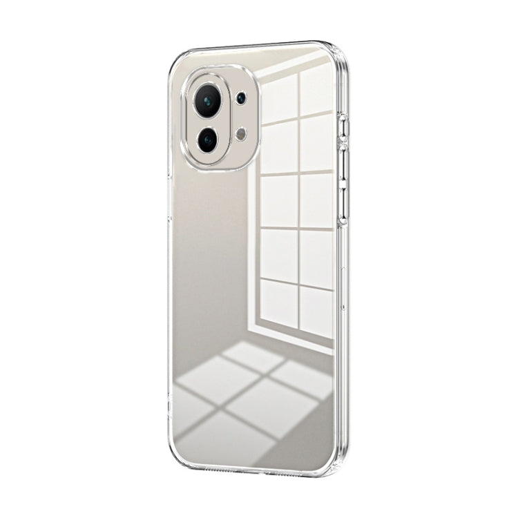 Transparent Plating Fine Hole Phone Case, For Xiaomi Mi 10S, For Xiaomi Mi 11 Lite 4G / 5G, For Xiaomi Mi 11 Ultra, For Xiaomi Mi 11 Pro, For Xiaomi Mi 11, For Xiaomi Mi 10 Lite 5G