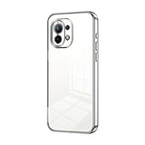 Transparent Plating Fine Hole Phone Case, For Xiaomi Mi 10S, For Xiaomi Mi 11 Lite 4G / 5G, For Xiaomi Mi 11 Ultra, For Xiaomi Mi 11 Pro, For Xiaomi Mi 11, For Xiaomi Mi 10 Lite 5G