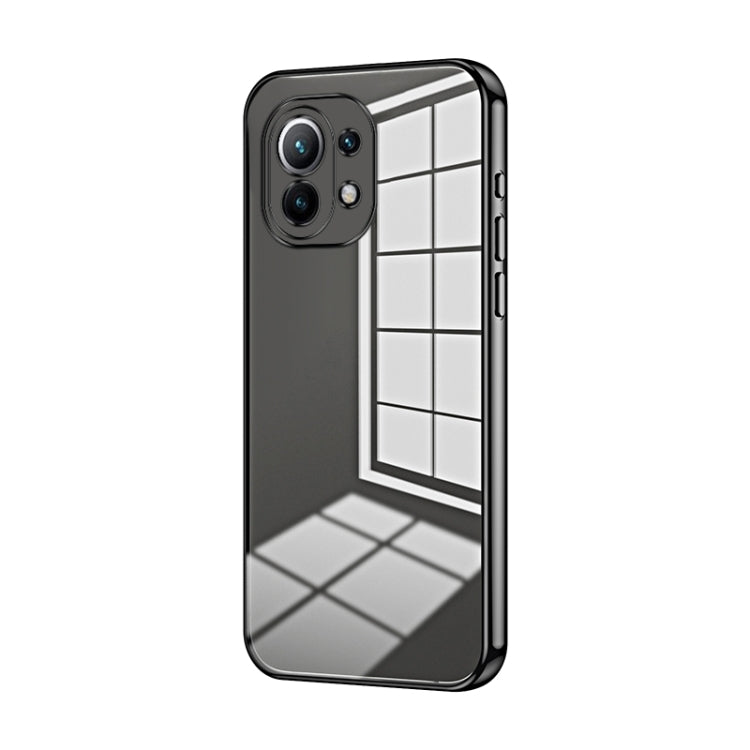 Transparent Plating Fine Hole Phone Case, For Xiaomi Mi 10S, For Xiaomi Mi 11 Lite 4G / 5G, For Xiaomi Mi 11 Ultra, For Xiaomi Mi 11 Pro, For Xiaomi Mi 11, For Xiaomi Mi 10 Lite 5G
