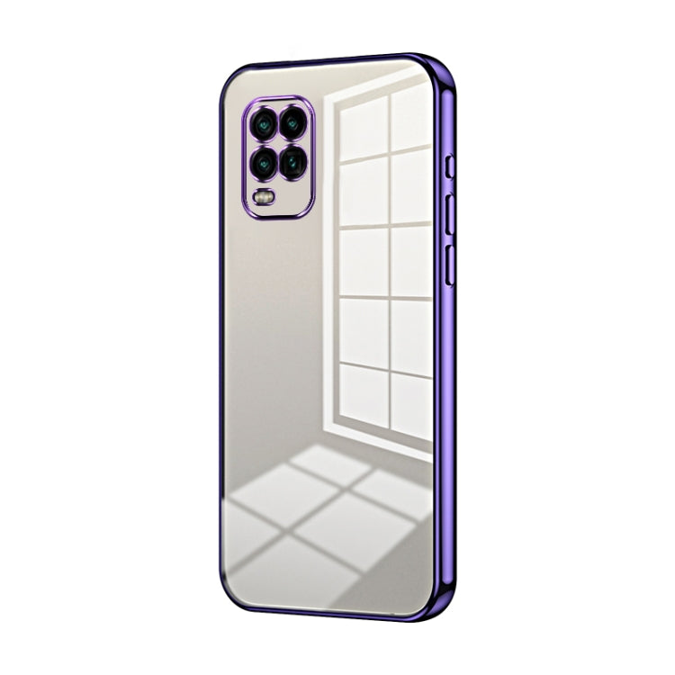 Transparent Plating Fine Hole Phone Case, For Xiaomi Mi 10S, For Xiaomi Mi 11 Lite 4G / 5G, For Xiaomi Mi 11 Ultra, For Xiaomi Mi 11 Pro, For Xiaomi Mi 11, For Xiaomi Mi 10 Lite 5G