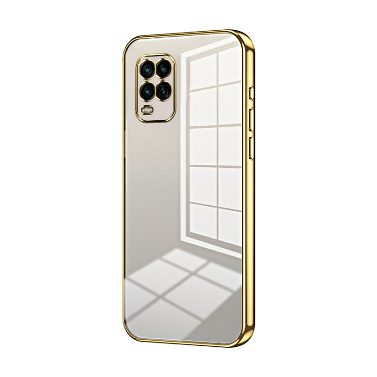 Transparent Plating Fine Hole Phone Case, For Xiaomi Mi 10S, For Xiaomi Mi 11 Lite 4G / 5G, For Xiaomi Mi 11 Ultra, For Xiaomi Mi 11 Pro, For Xiaomi Mi 11, For Xiaomi Mi 10 Lite 5G