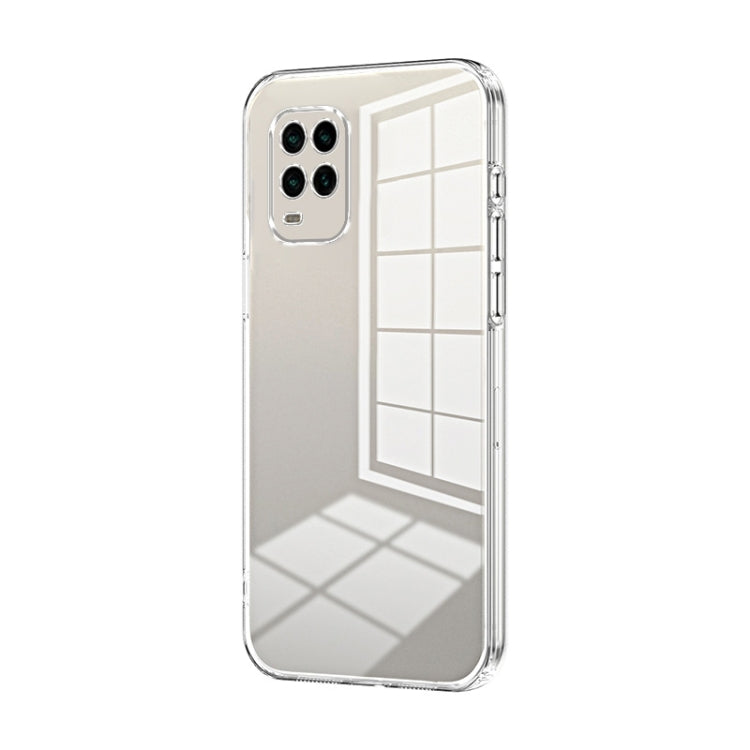 Transparent Plating Fine Hole Phone Case, For Xiaomi Mi 10S, For Xiaomi Mi 11 Lite 4G / 5G, For Xiaomi Mi 11 Ultra, For Xiaomi Mi 11 Pro, For Xiaomi Mi 11, For Xiaomi Mi 10 Lite 5G